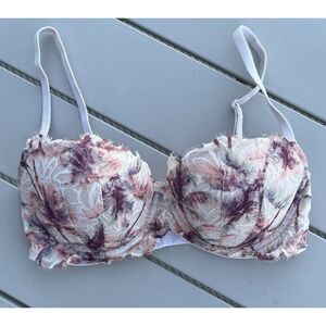 Victorias Secret Pink Date Push Up Bra - Size 34D - Multicolor